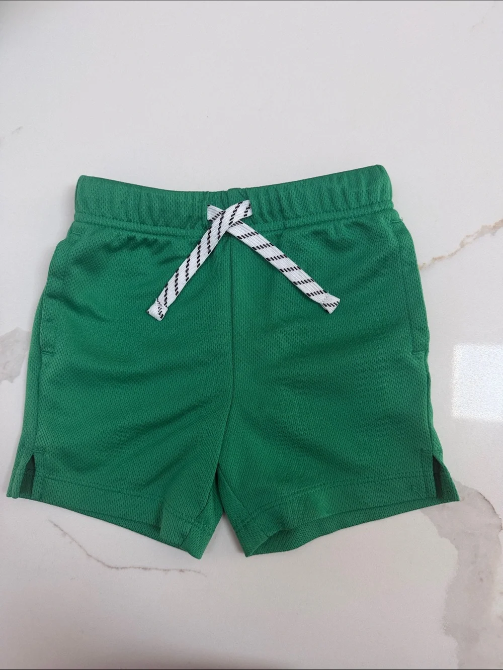 Old Navy Green Mesh Drawstring Kids' Athletic Shorts
